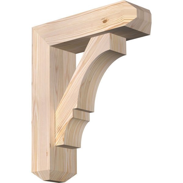 Balboa Craftsman Smooth Bracket w/ Offset Brace, Douglas Fir, 5 1/2
